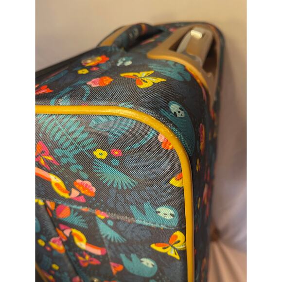Lily Bloom Luggage 24" Expandable Sloth To Me Navy - Picture 7 of 11